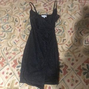 Womens Black Sparkle Dress